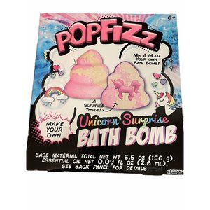 Pop Fizz Popfizz Unicorn Surprise Bath Bomb NEW